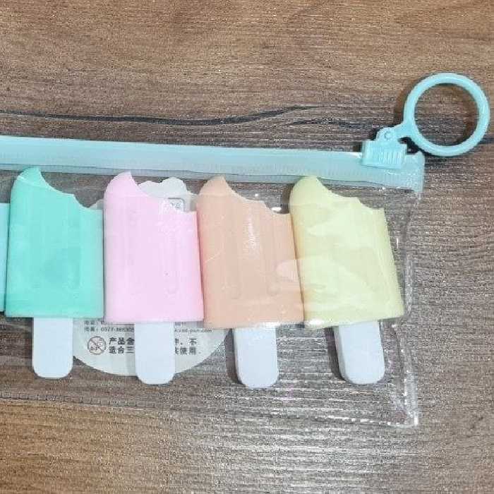 هایلایتر فانتزی طرح  بستنی در شش رنگ متفاوت کیفیت عالی