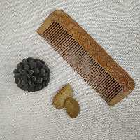 شانه چوبی منبت