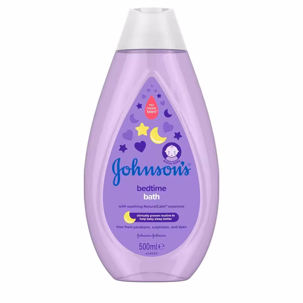 شامپو سر و بدن بنفش 500 میلی لیتر bedtime جانسون johnson