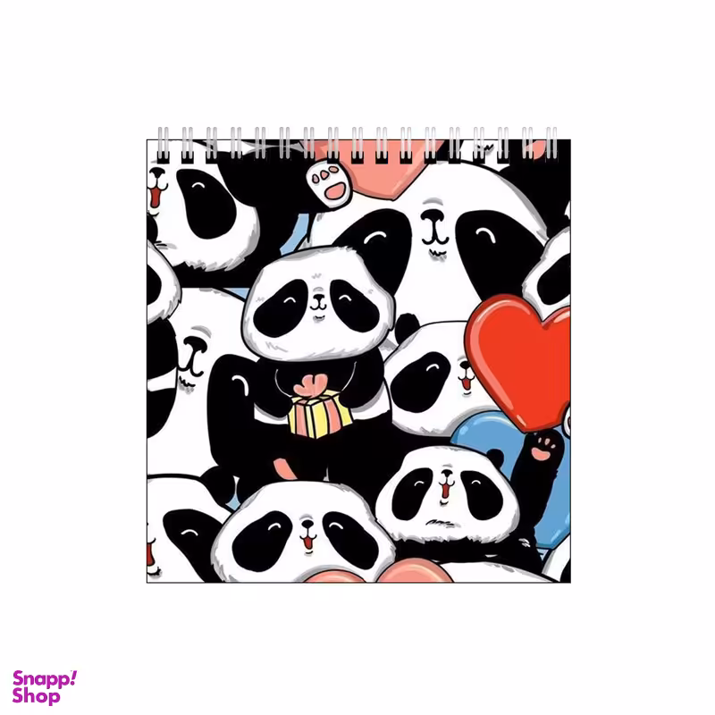 دفتر طراحی طرح پاندا و قلب کد 4830219