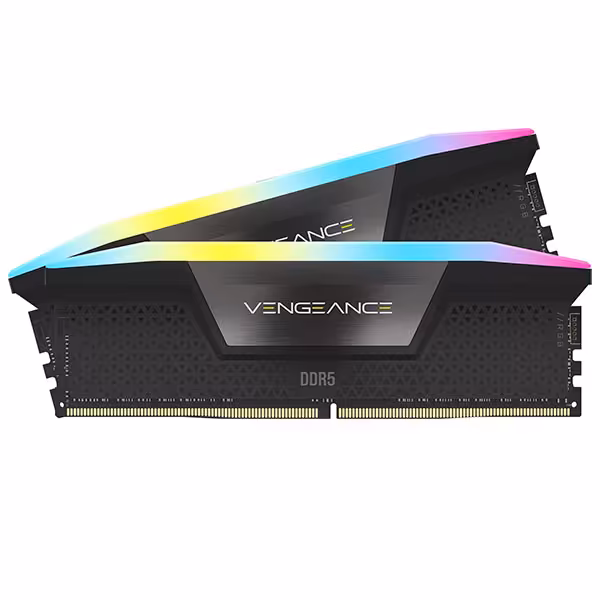 رم دسکتاپ دو کاناله 5600 کورسیر مدل VENGEANCE RGB ظرفیت 32 گیگابایت