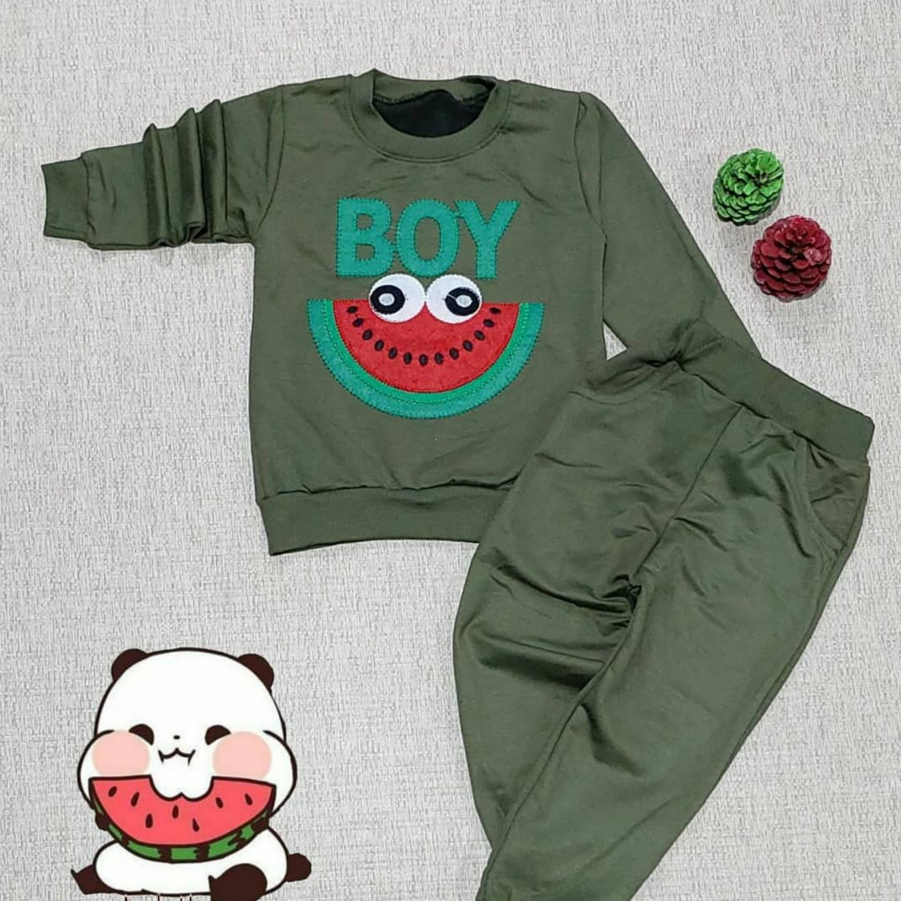 ست بلوز و شلوار پسرانه طرح هندوانه