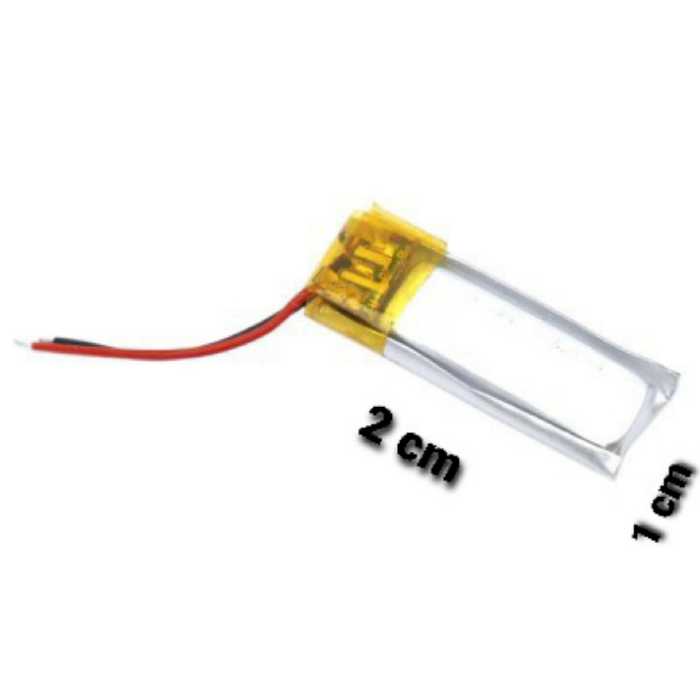 باتری لیتیوم شارژی 150 میلی آمپر 1 در 2 سانت با کیفیت عالی ( باتری هندزفری بلوتوثی )