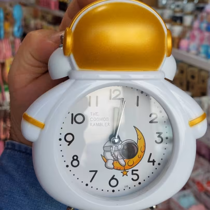 ساعت رومیزی ساعت زنگدار ساعت پسرونه ساعت اسپایدرمن ساعت اتاق کودک 