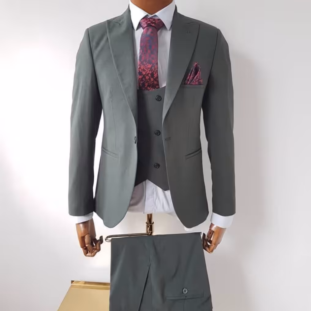 ست سه تیکه کت و شلوار و جلیقه مدل 423