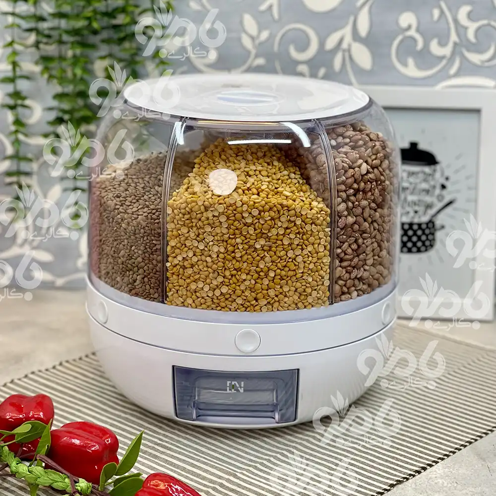 باکس حبوبات تپل چرخشی 4008