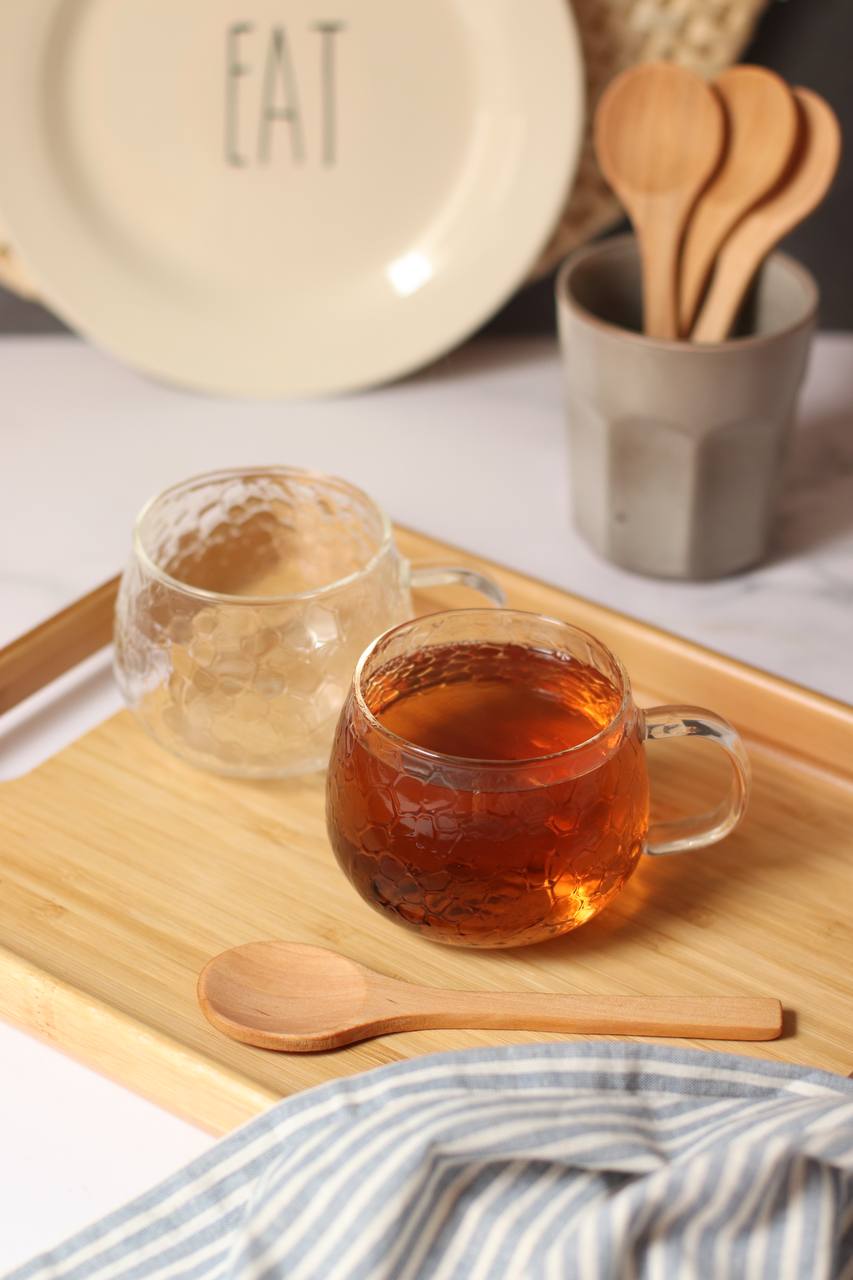فنجان پیرکس تپل طرح لانه زنبوری کد 50