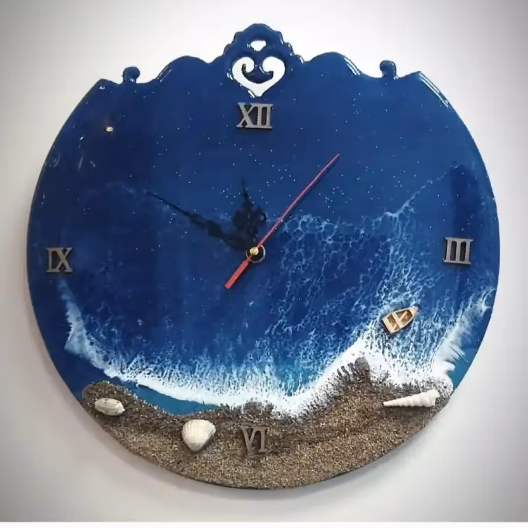 ساعت رزین دریایی حدودا چهل سانت 