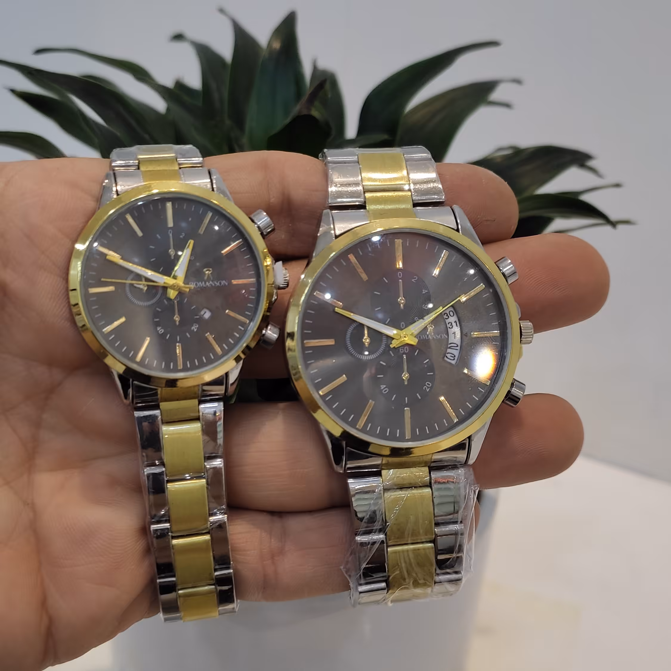 ست ساعت مچی  رومانسون ROMANSON دارای جعبه و باطری اضافه