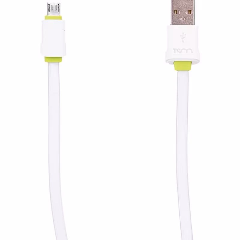کابل تخت تبدیل USB به microUSB تسکو مدل تی سی 50 به طول 1 متر