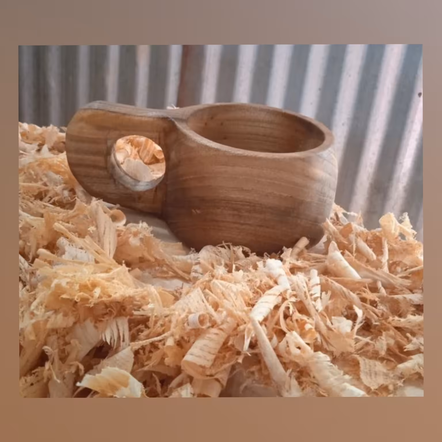 فنجان چوبی (کوکسا)