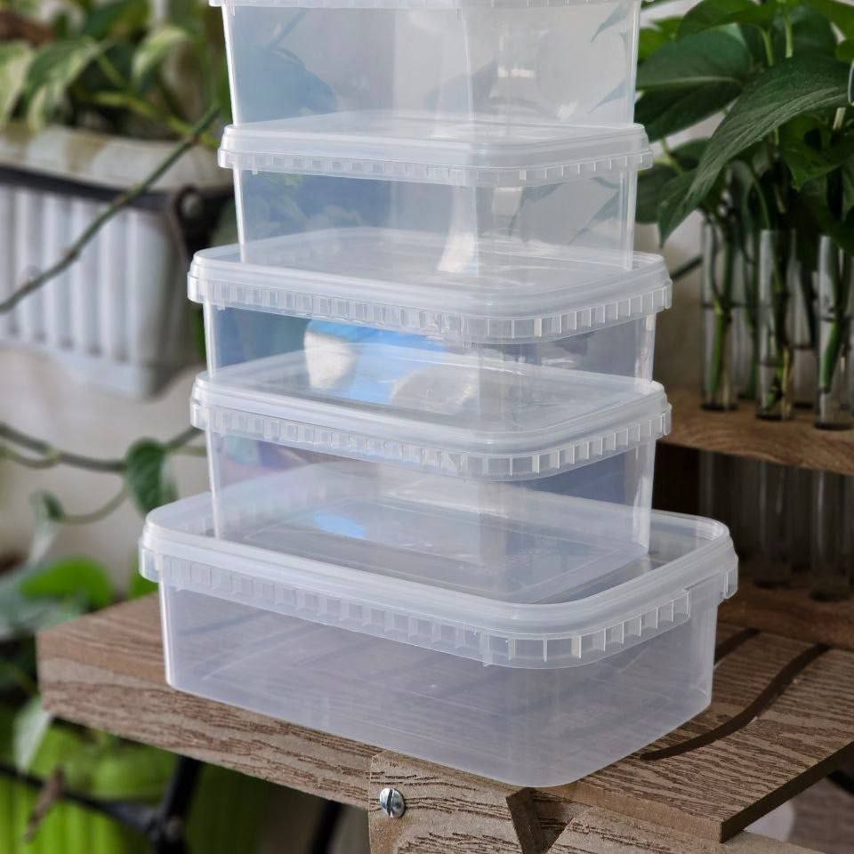 ظروف فریزری پولادی 800cc (پک 6عددی)