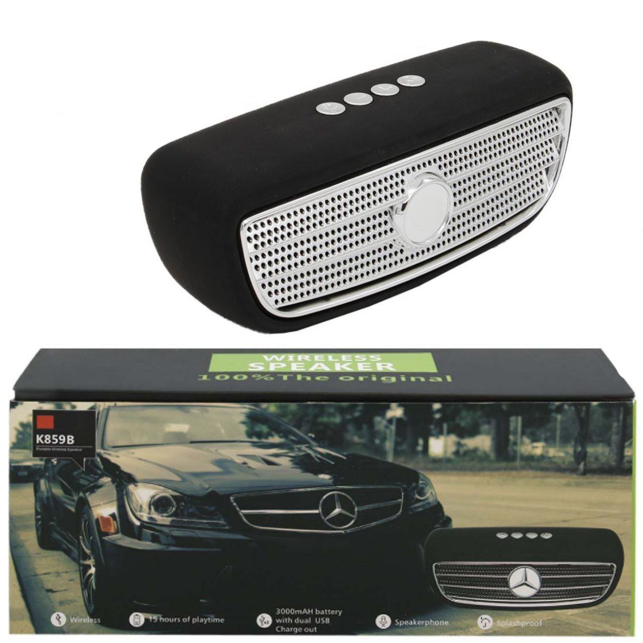 اسپیکر شارژی بلوتوثی مدل K859B