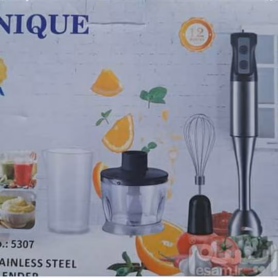 گوشت کوب برقی 4کاره یونیک 600وات استیل