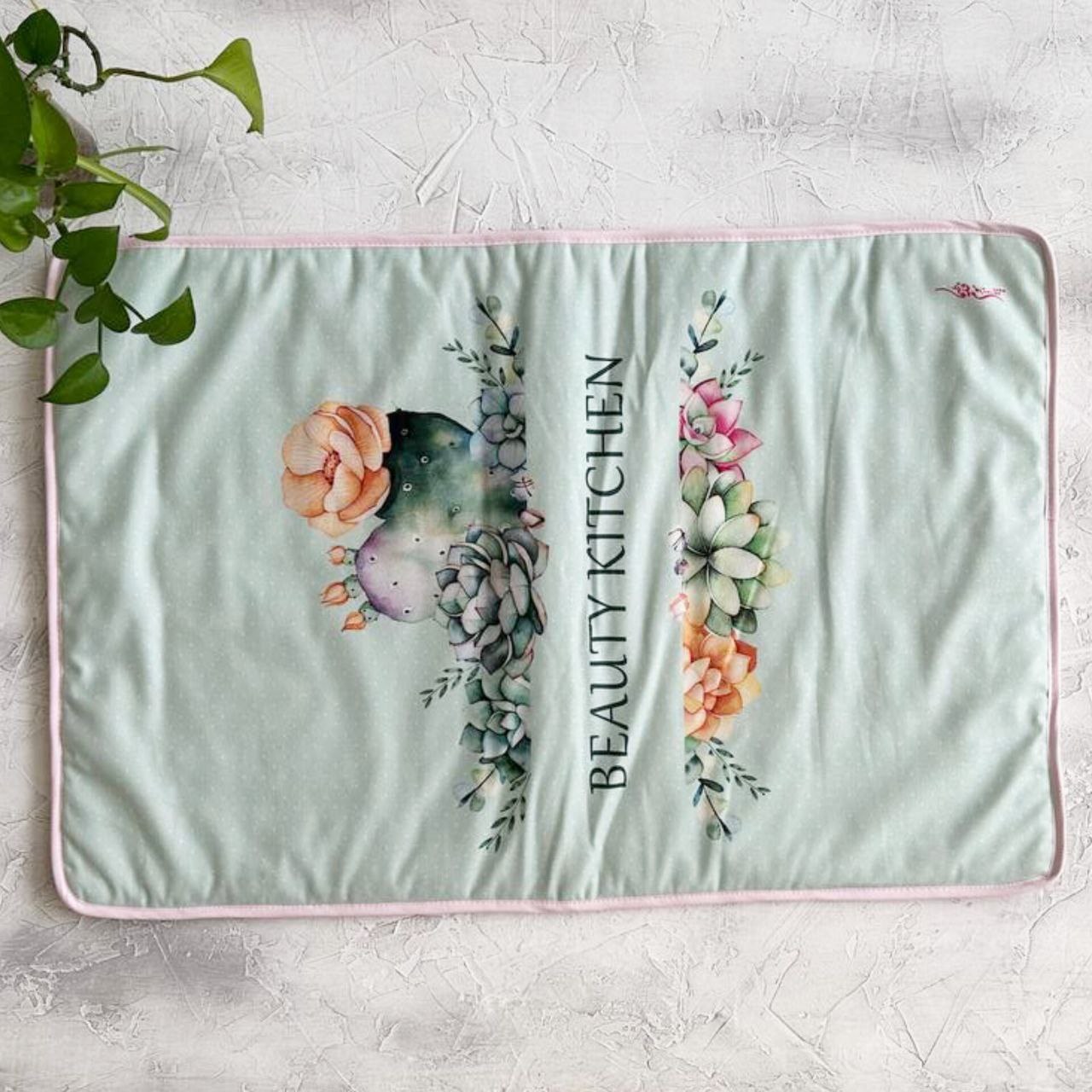 نمگیر مخمل نسوز مدل پرگل طرح 55