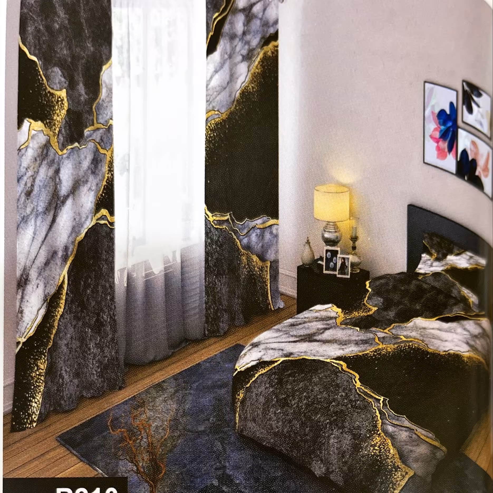 روتختی تکنفره اسپرت طرح ماربل برواگالری با جنس نخ پنبه و کیفیت و دوخت درجه یک