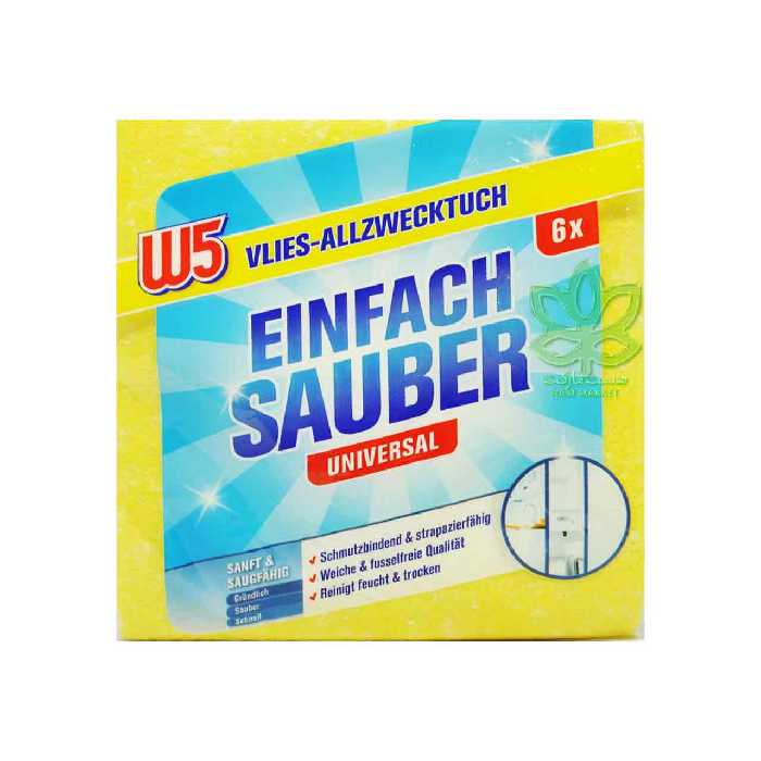 دستمال اسفنجی آبگیر آلمانی 6 عدد W5