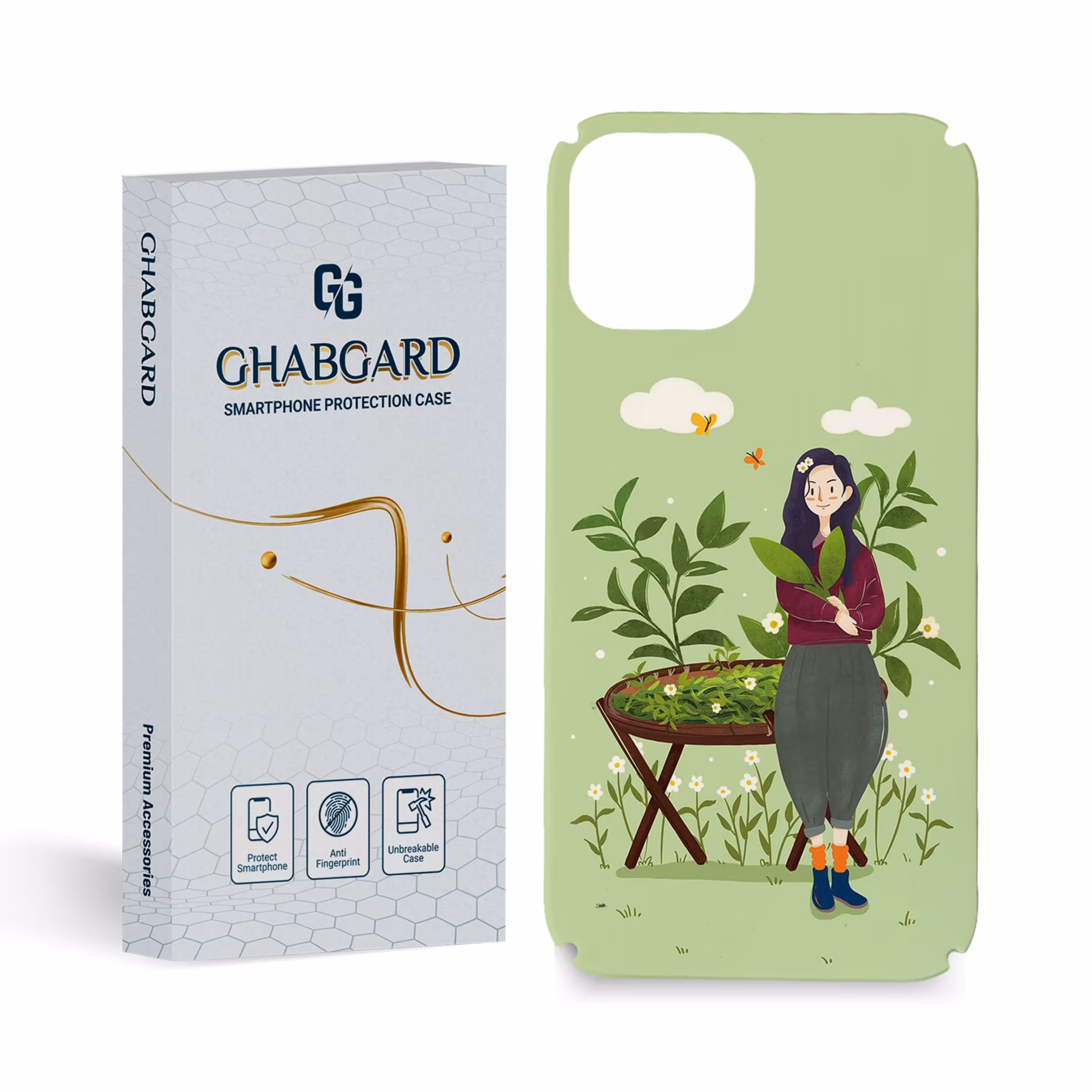 گارد قاب کاور دخترانه مدل g1011 مناسب گوشی موبایل ایفون 12full