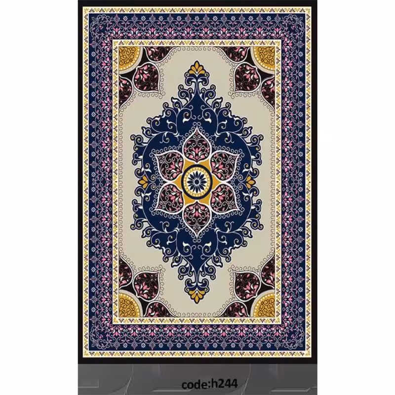 قالیچه درجه1، 1x1.5، باترمزفرش، طرح نیایش،کد244h(سایر سایز دایرکت)