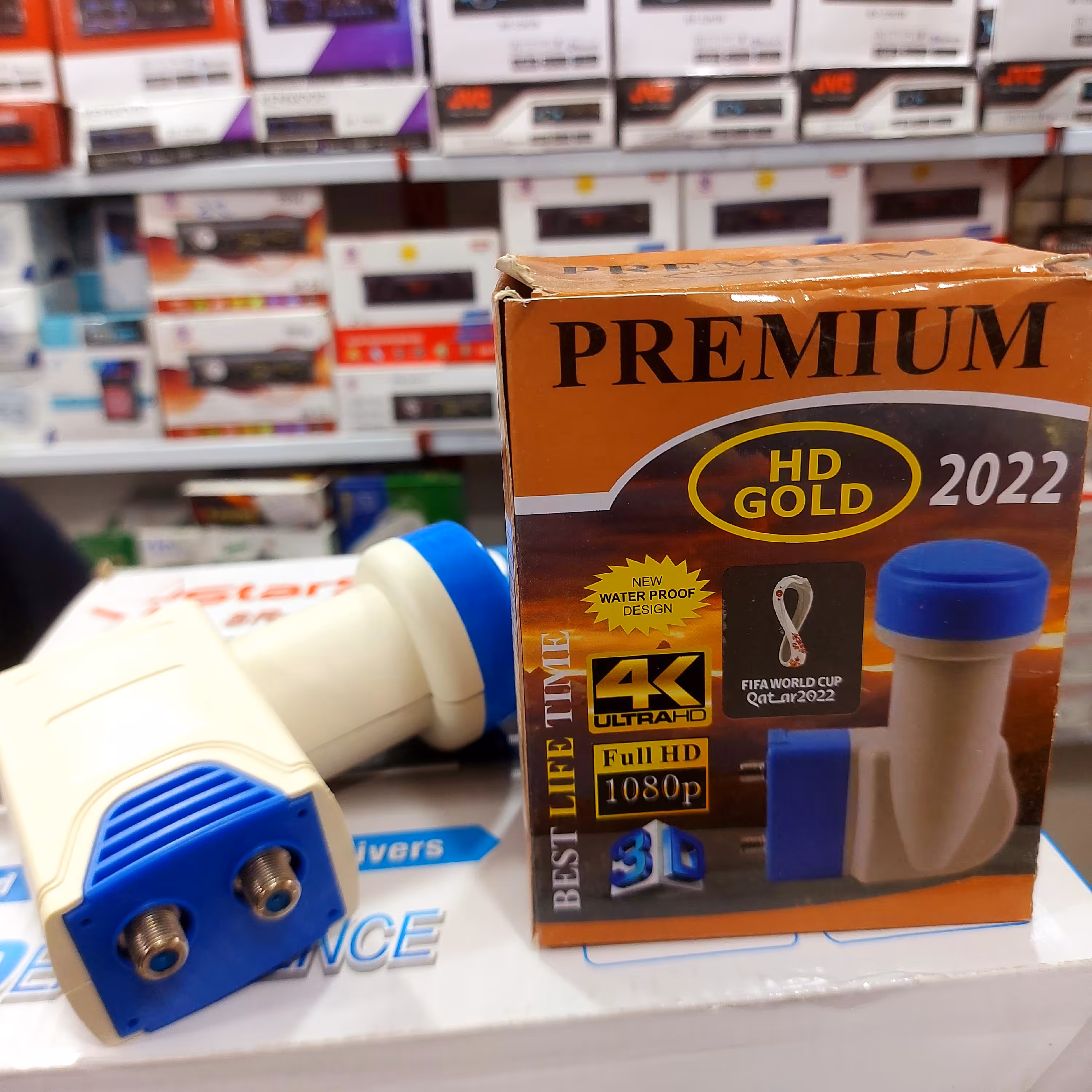 گیرنده پریمیوم دوسوزنه گلد 2022 4k 