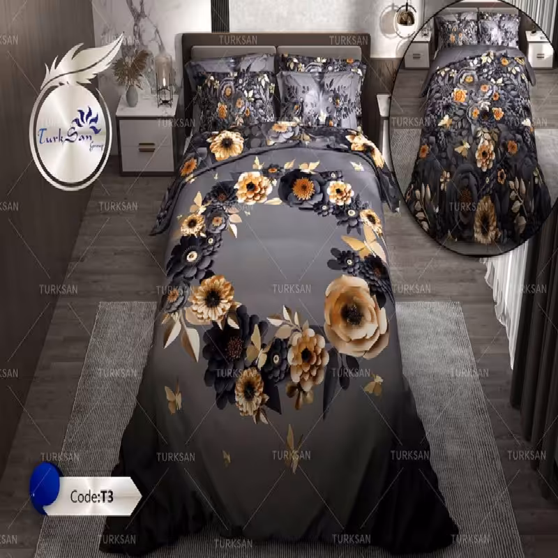 سرویس روتختی ترکسان کد T-3 دونفره 6 تکه دو رو