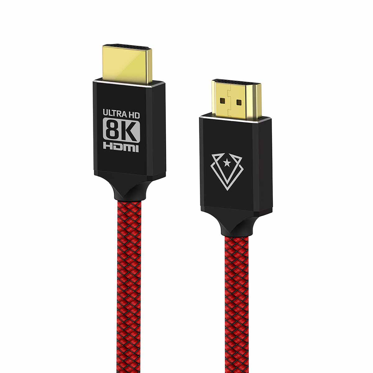 خرید کابل HDMI ورتوکس قرمز Vertux VertuLink-150 GameCharged™ 8K HDMI Audio Video 3D Cable RED با بهترین قیمت