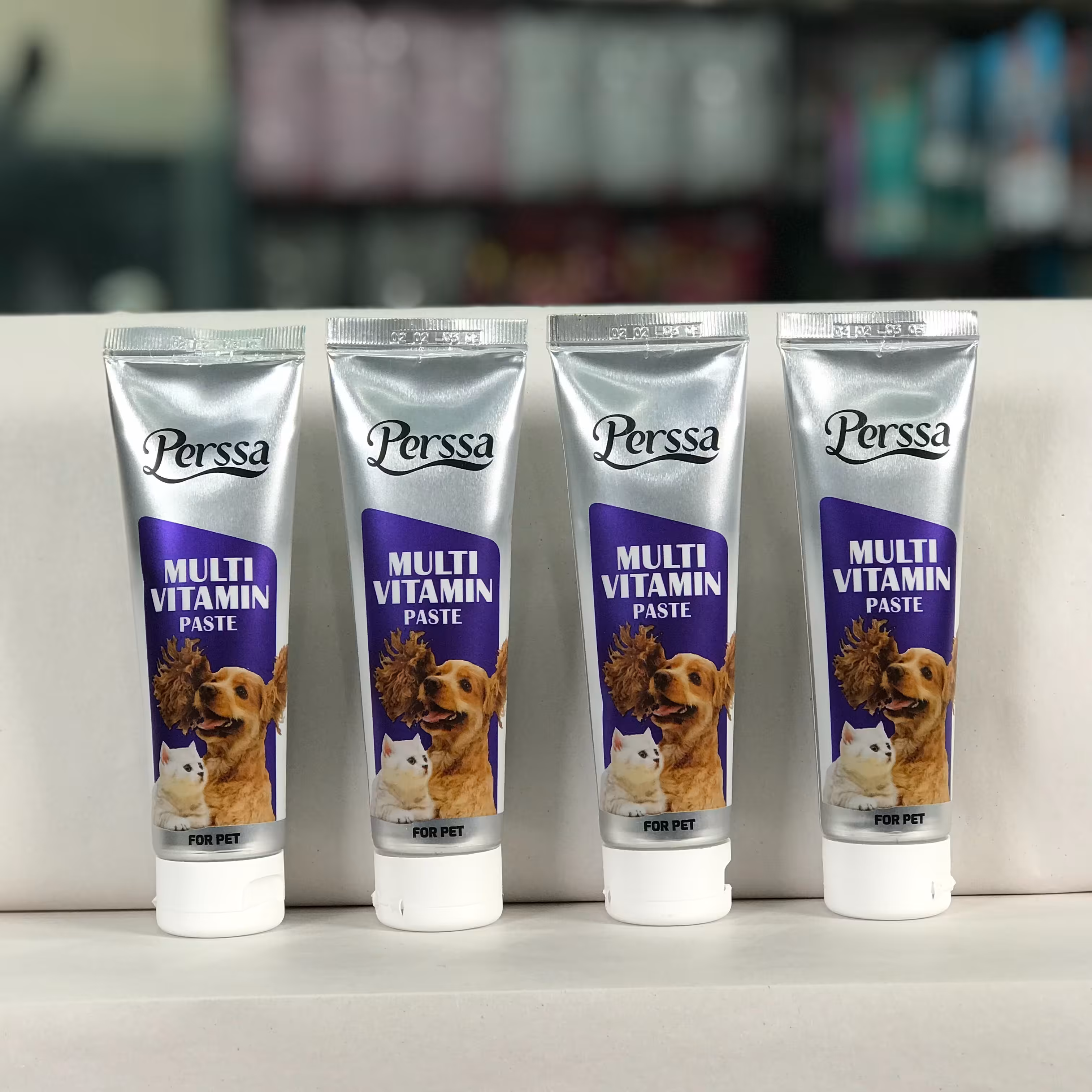 خمیر مولتی ویتامین سگ و گربه برند پرسا وزن 100 گرمی (پس کرایه)