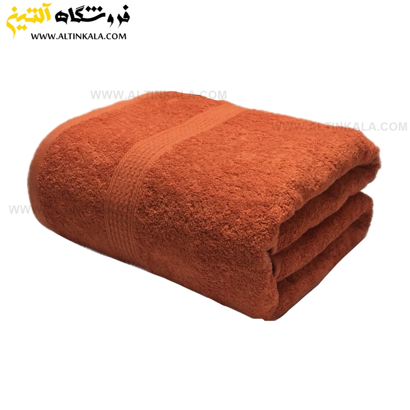 حوله حمامی برق لامع طرح دیور 100×165 اجری