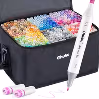 پک 321 تایی ماژیک اورجینال Ohuhu طراحی و راندو