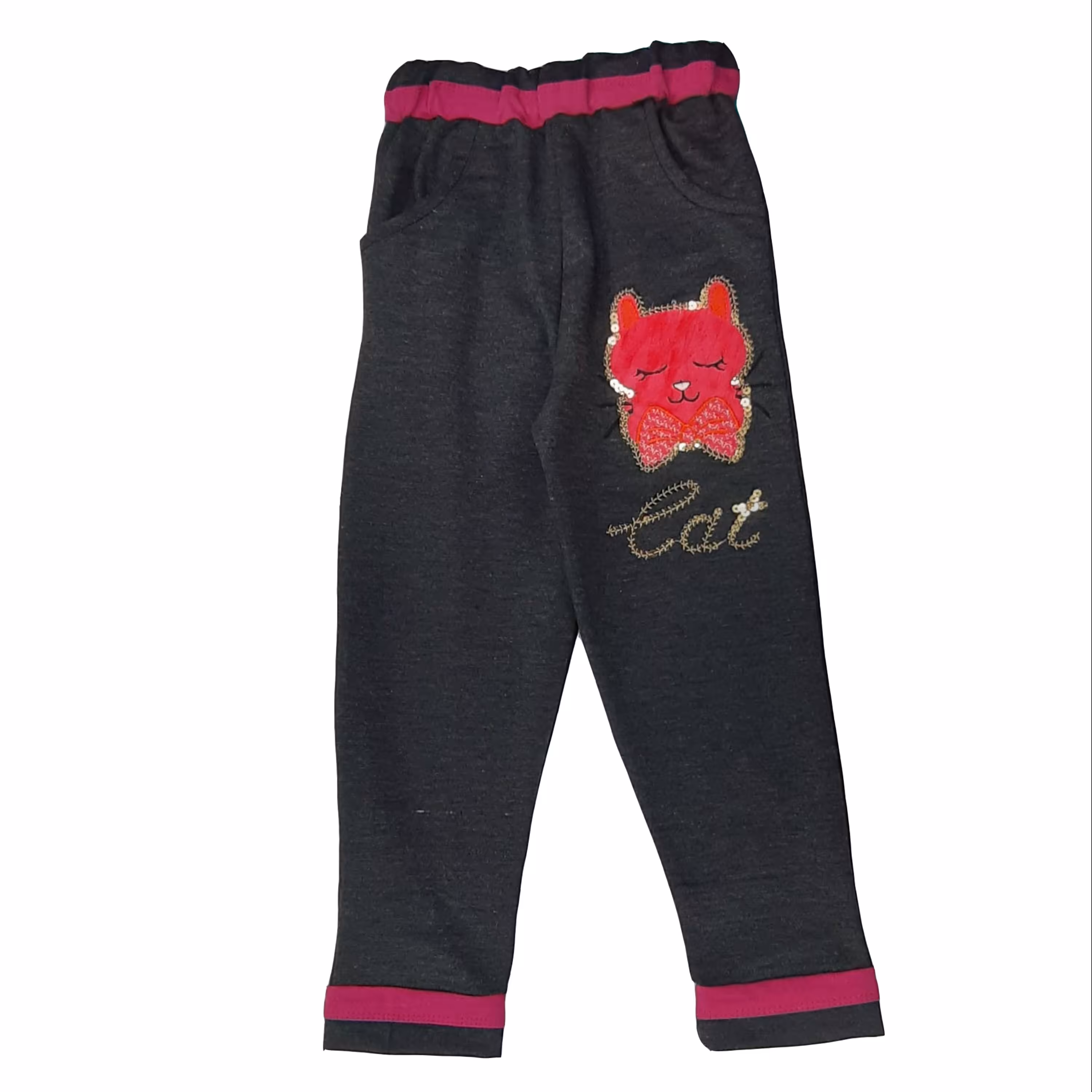 شلوار دخترانه گربه ملوس سیر شیک دوخت کد 152 سایز 40