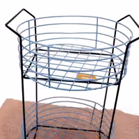 جاپیازی دو طبقه گرد متحرک فلزی هوم دکس کد 916 با کیفیت عالی مطابق عکس 