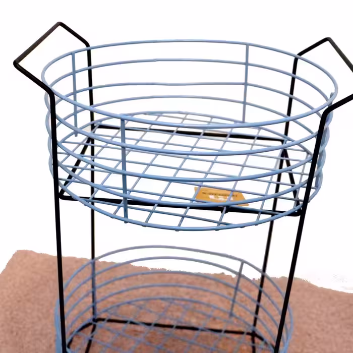 جاپیازی دو طبقه گرد متحرک فلزی هوم دکس کد 916 با کیفیت عالی مطابق عکس 