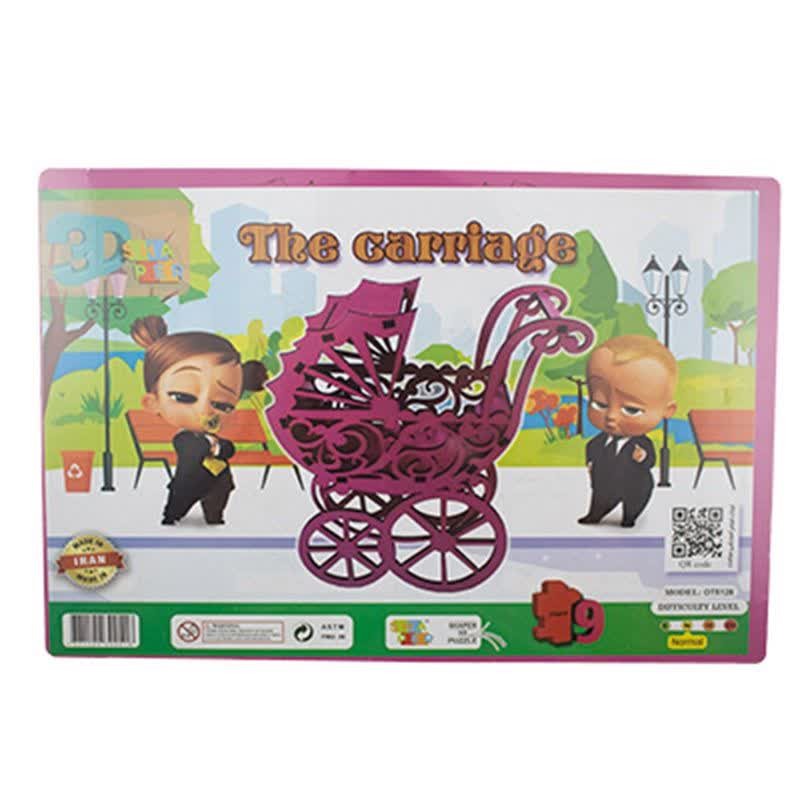 پازل چوبی سه بعدی طرح بچه رئیس ارغنون آساناپخش 