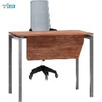 میز مدیریتی دو پایه پروفیل نظری مدل وورک 2 با صفحه ام دی اف و پنل