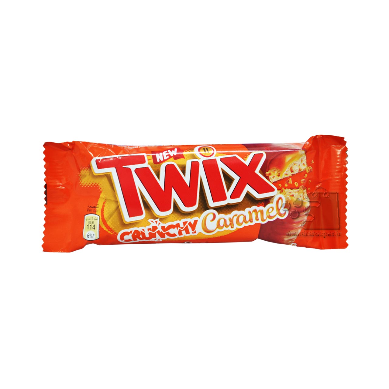 شکلات مغزدار کارامل کرانچی 46 گرم توییکس – twix