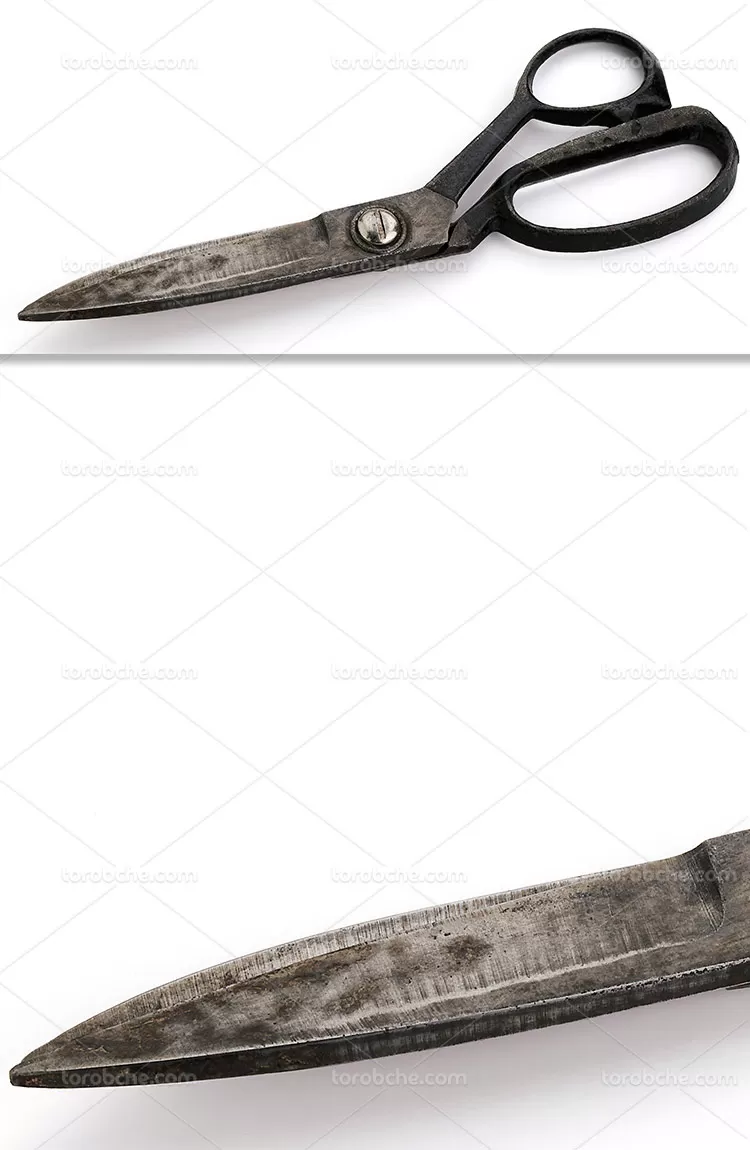 عکس با کیفیت قیچی قدیمی | گرافیک با طعم تربچه