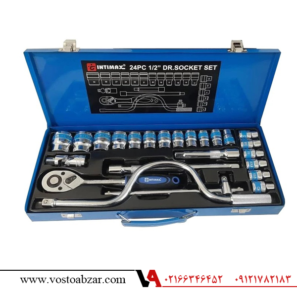جعبه بکس 24 پارچه درایو 1/2 اینتیمکس INTIMAX مدل 4002