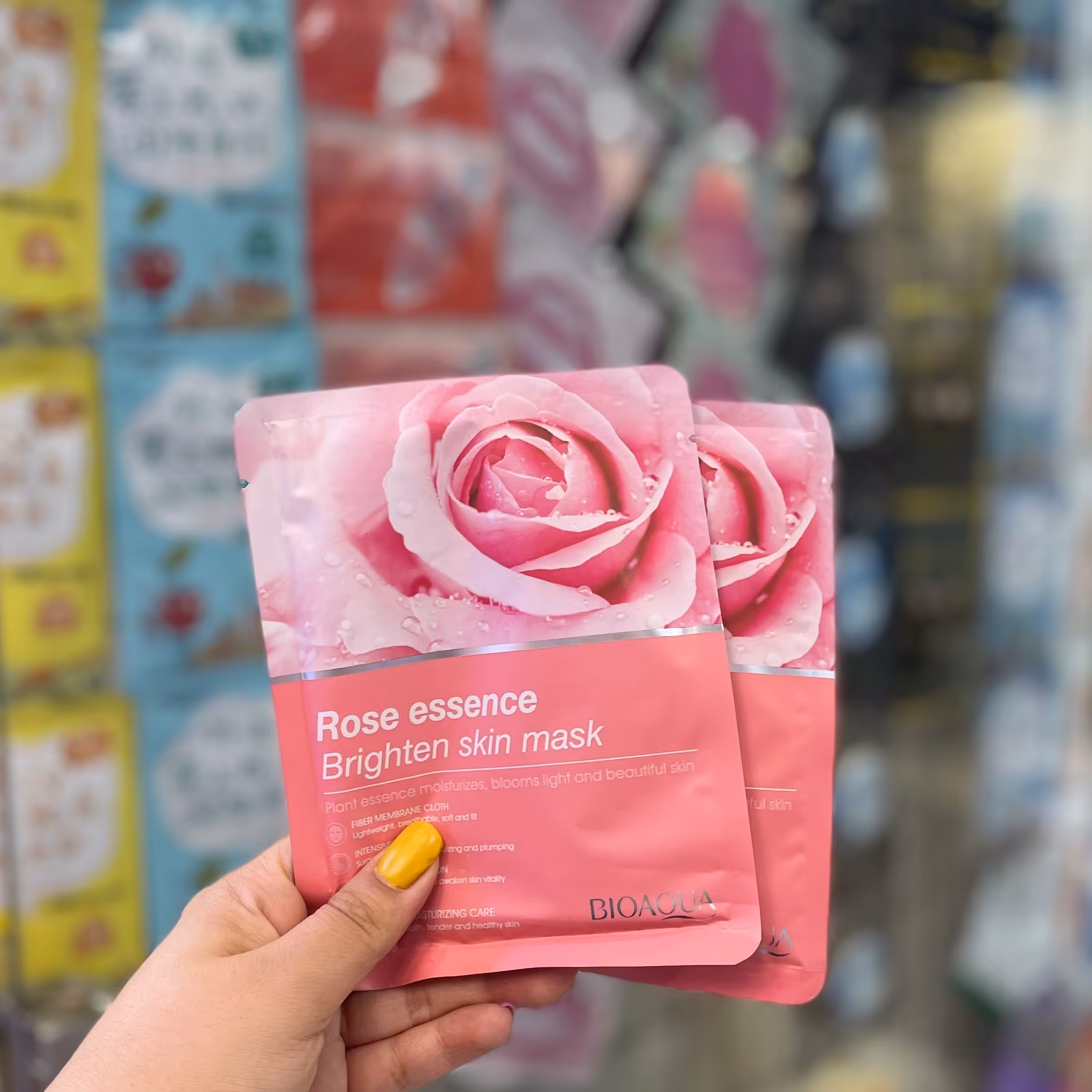 ماسک ورقه ای ماسک صورت گل رز بیواکوا