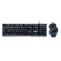 کیبورد گیمینگ کمبو کینگ استار مدل KBM255GKINGSTAR KBM255G Keyboard and Mouse