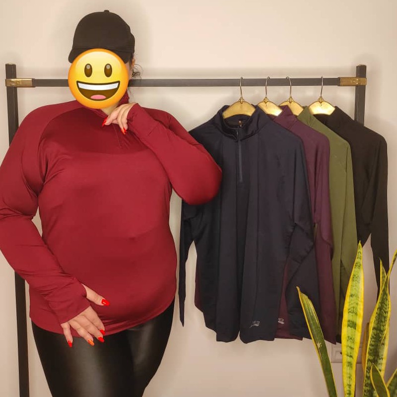 بلوز ورزشی استین بلند فینگردار سایز بزرگ (پلاس سایز)
جنس فلامنت درجه یک