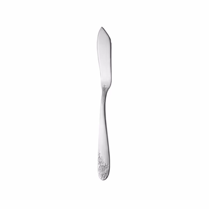 کارد کره خوری 6 نفره ناب استیل طرح امپریال استیل براق (6 پارچه)