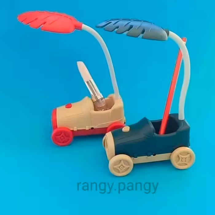 چراغ مطالعه طرح ماشین .جاقلمی دار همراه با کابل یو اس بی. در دورنگ