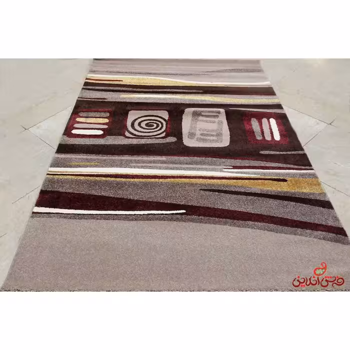 فرش ماشینی  ساوین طرح هدیه شکلاتی
