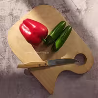 چاقو آشپزخانه مدل دسته چوبی ABC-119