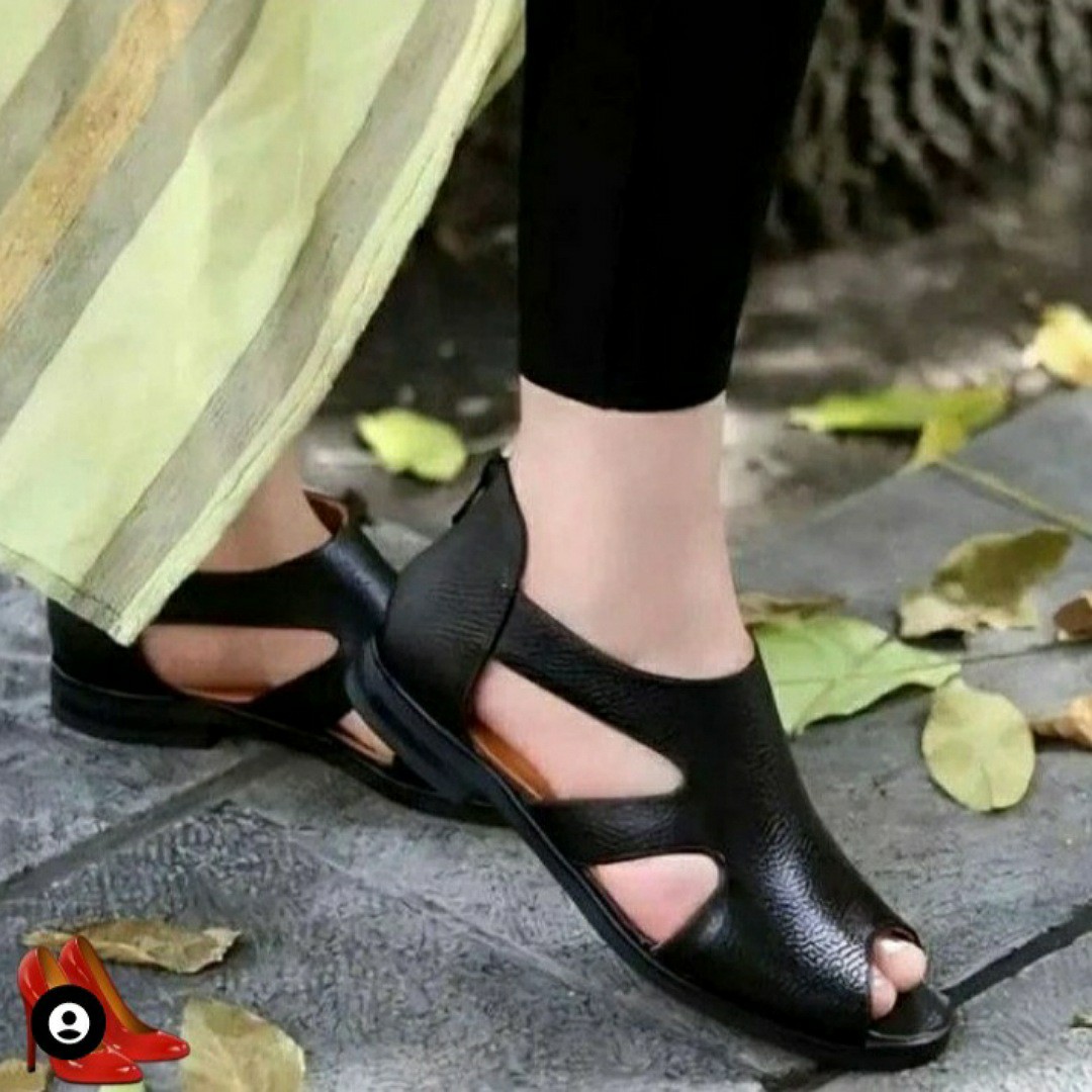 صندل زنانه شقایق پشت زیپ