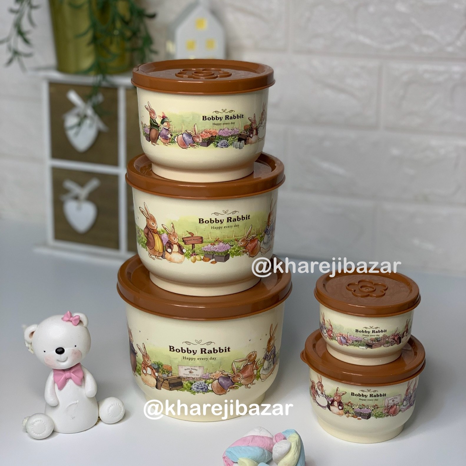 ظرف پنج تکه ست  وارداتی