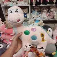 عروسک پولیشی اورجینال دایناسور بوبو سایز 40 سانتی متر