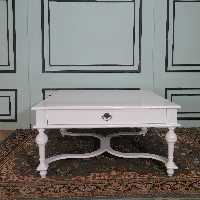 میز جلومبلی کشودار سفید سایز یک در یک (پس کرایه)