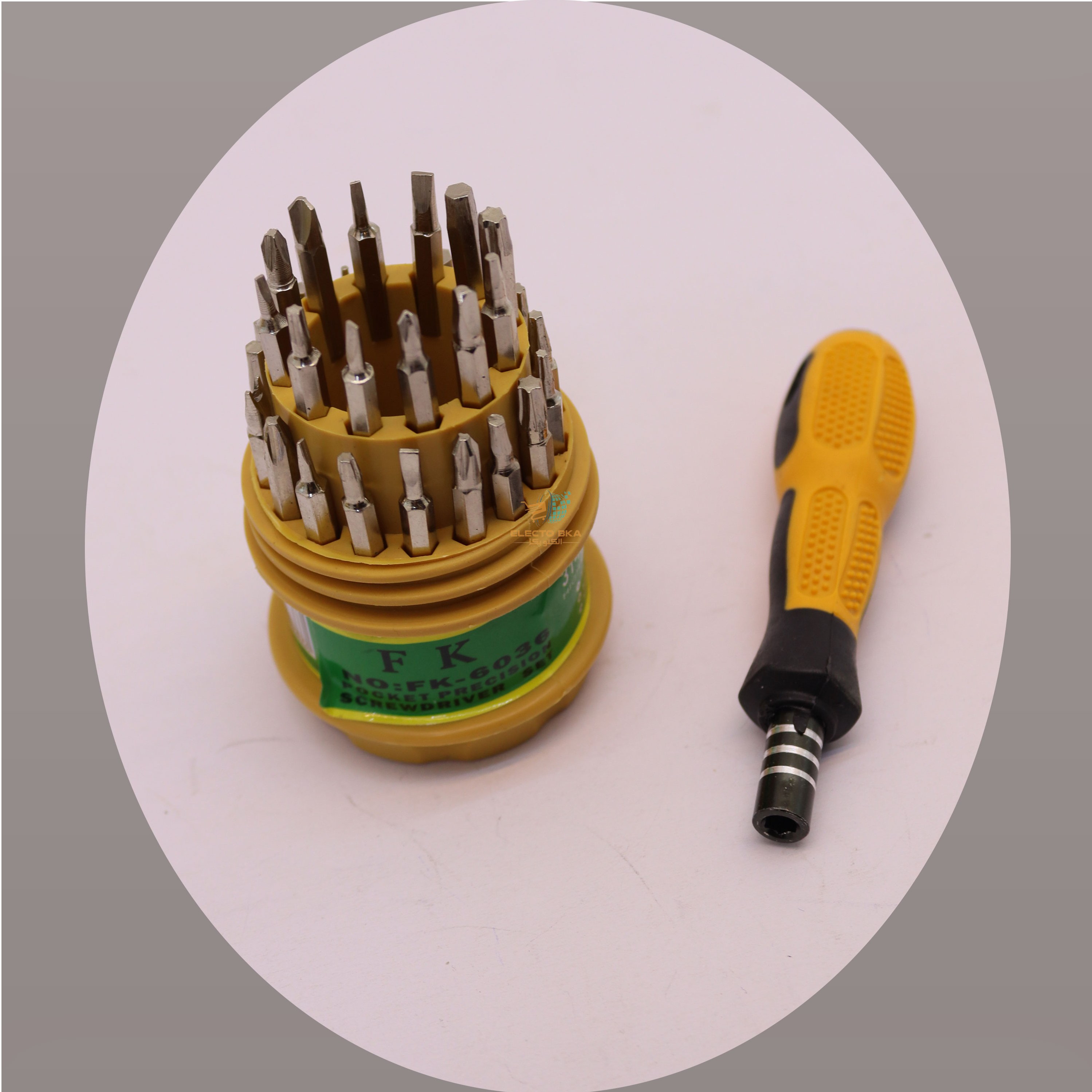 پیچ گوشتی ساعتی لیوانی31 عددی - پخش کلی ابزارآلات الکتوبکا 2834