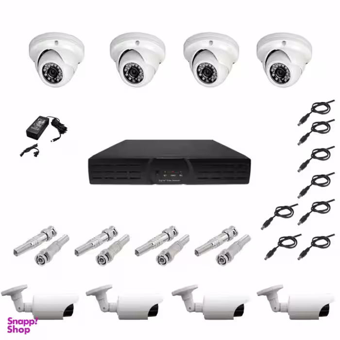 پک سیستم امنیتی نظارتی دوربین مداربسته SX8008A